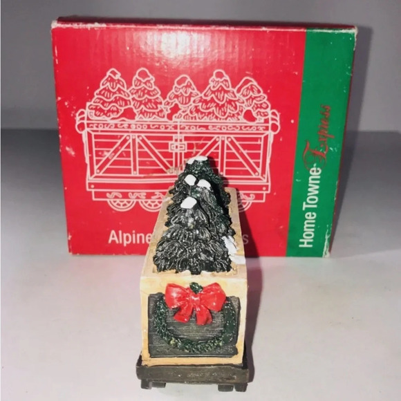 NIB 1998 Vintage JC Penney Alpine Tree Express Home Towne Christmas Tree Train - Picture 2 of 9